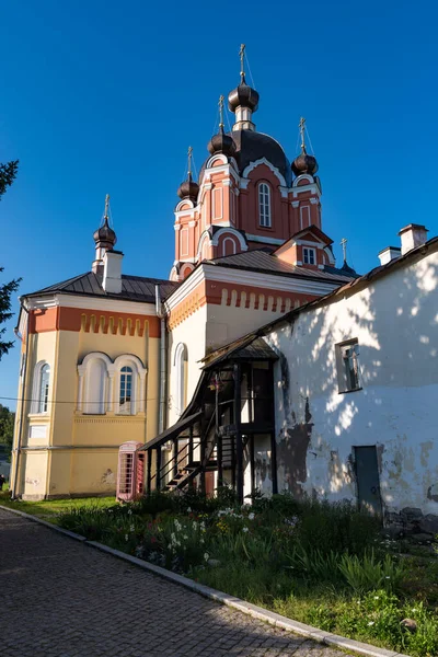 Eglise Sainte Croix Exaltation Dans Assomption Tikhvin — Photo