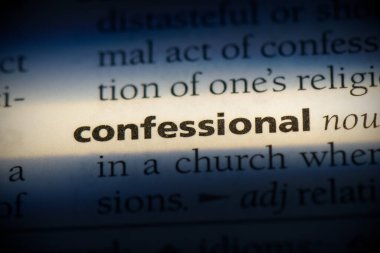 Sözlükte vurgulanmış günah çıkarma kelimesi, görünümü kapat