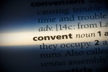 Sözlükte vurgulanan manastır kelimesi, görünümü kapat