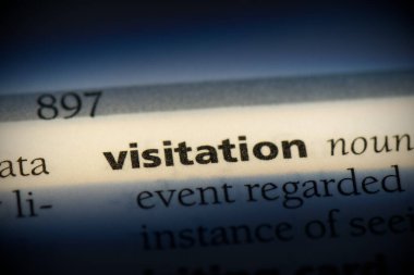 sözlükte vurgulanan ziyaret sözcüğü, görünümü kapat