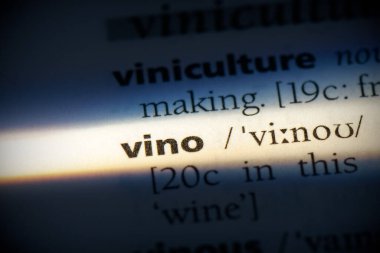 Sözlükte altı çizili şarap sözcüğü, görünümü kapat