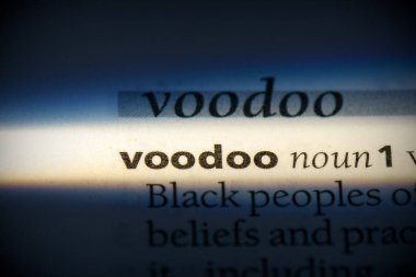 Sözlükte altı çizili vudu kelimesi, görünümü kapat