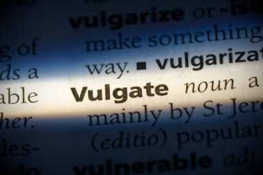 Kaba kelime, sözlükte vurgulanmış, görünümü kapat