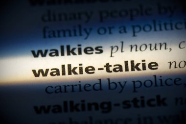 sözlükte vurgulanmış telsiz sözcüğü, görünümü kapat