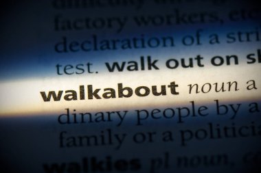 sözlükte vurgulanmış kelime hakkında yürüme, görünümü kapat