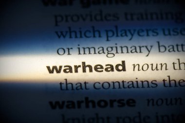 Sözlükte vurgulanan savaş başlığı kelimesi, görünümü kapat