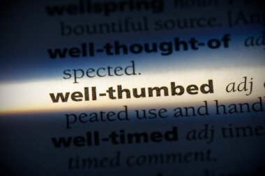 Sözlükte iyi parmaklı sözcük 