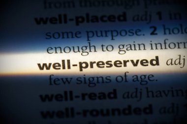 Sözlükte iyi korunmuş sözcük 