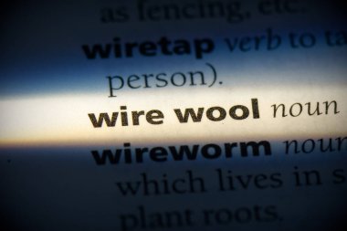 sözlükte tel yünlü sözcük 