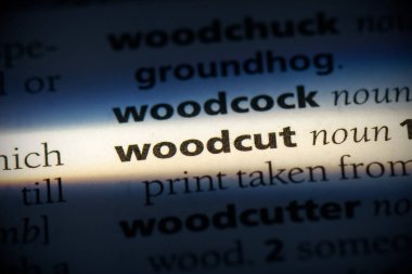 sözlükte vurgulanmış ahşap kesim kelimesi, görünümü kapat