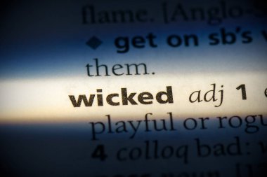 Kötü kelime, sözlükte altı çizili, görüntüyü kapat