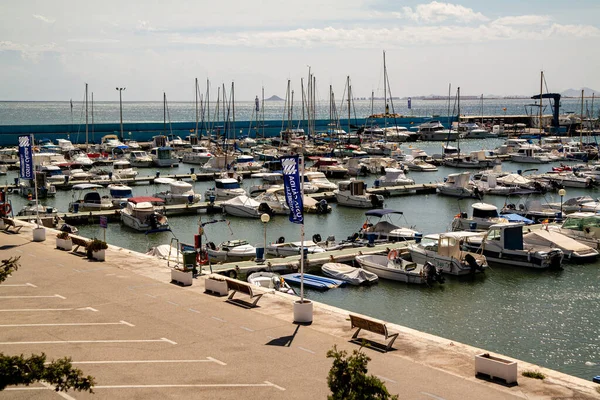 Vista Del Puerto Deportivo Pilar Con Barcos —  Fotos de Stock