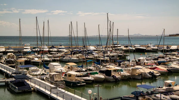 Vista Del Puerto Deportivo Pilar Con Barcos —  Fotos de Stock