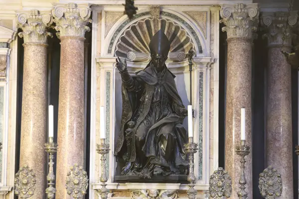 Neapol Itálie Září 2019 Kaple Pokladu San Gennaro Neapolské Katedrále — Stock fotografie