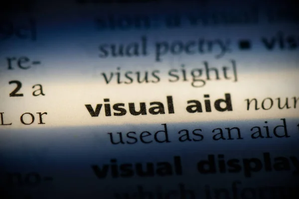 Visual Air Word Highlighted Dictionary Close View — Stock Photo, Image