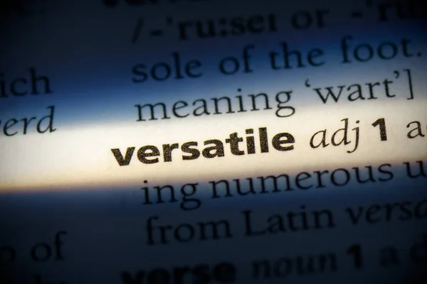 Versatile Word Highlighted Dictionary Close View — Stock Photo, Image
