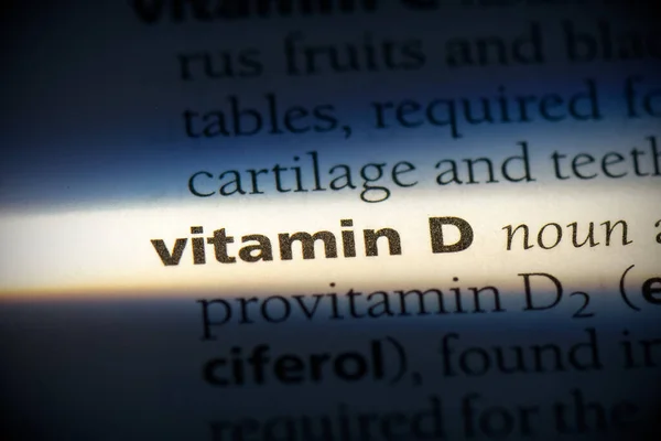 Vitamin Wort Wörterbuch — Stockfoto