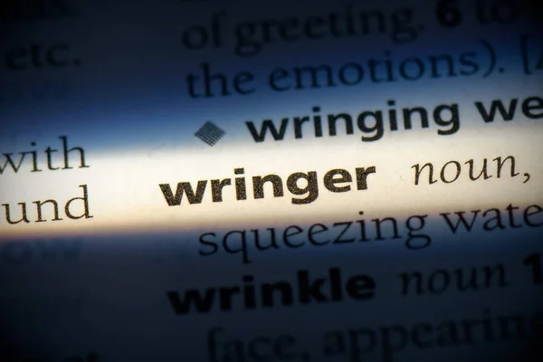 Wringer Word Destacado Dicionário Close View — Fotografia de Stock