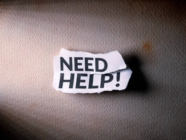 Need Help Tag Close — Stock Photo, Image