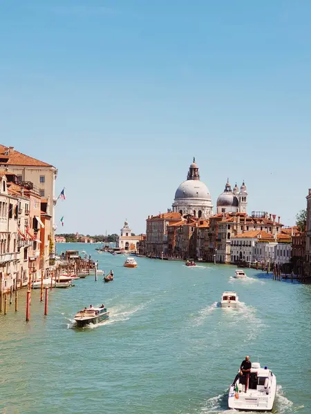 Venedig Stadsbild Vacker Utsikt Över Kanalen — Stockfoto
