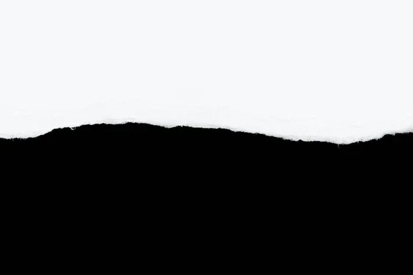 Rasgar Pedazos Papel Blanco Papel Sobre Negro —  Fotos de Stock