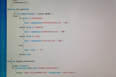 Php web programlama yakın plan görüntüsü
