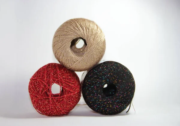 Yarn Wool Skeins Yarns — Stock Photo, Image