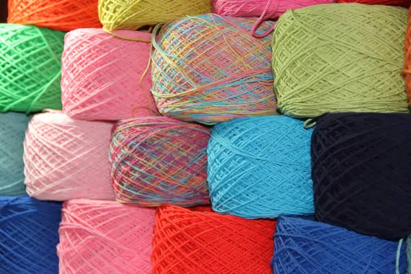 Yarn Wool Skeins Yarns — Stock Photo, Image
