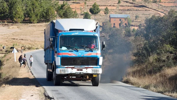 Madagascar July 2019 Old Lorry Road Middle — Stock Photo, Image
