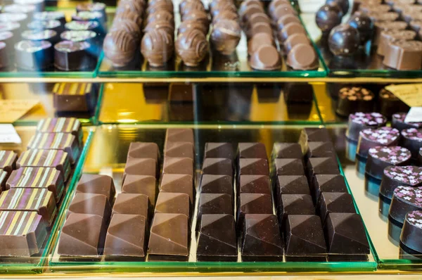 Chocolates Shop Close View — Stock Photo, Image
