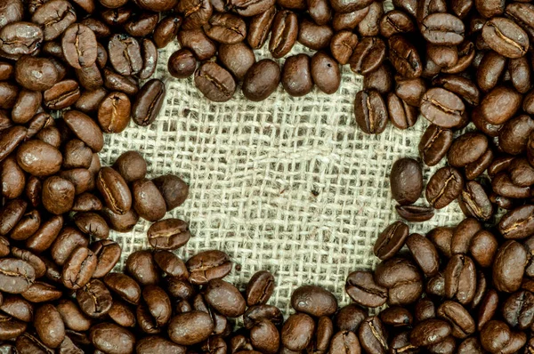 Brown Roasted Coffee Beans — Stock Photo, Image
