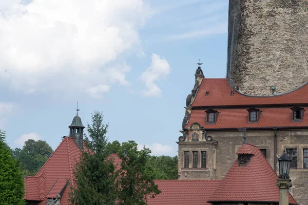 Bella Vista Sul Castello Cecoslovacco Polonia — Foto Stock