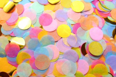 renkli konfeti dekorasyon arka planı 
