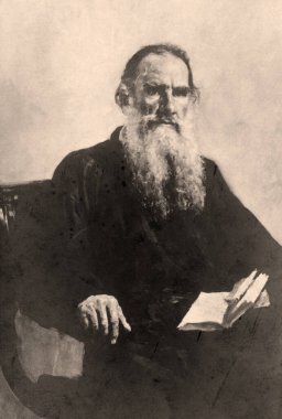 Rus yazar Lev Tolstoi 'nin Güzel Sanatlar Portresi 