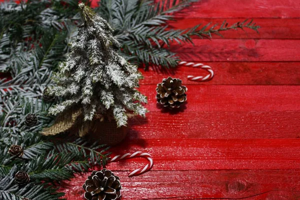 美しいクリスマスの飾り 冬休みのコンセプト — ストック写真