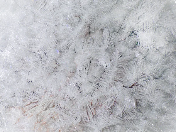 Ice Background Winter Snowflakes — Stock Photo, Image