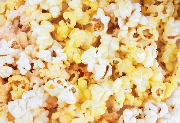 Popcorn Background Close — Stock Photo, Image