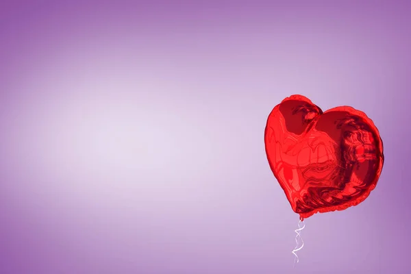 Large Red Heart Balloon — Foto de Stock