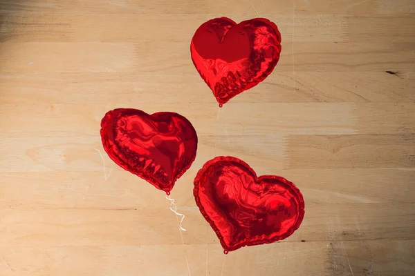 Image Composite Ballons Coeur Amour — Photo