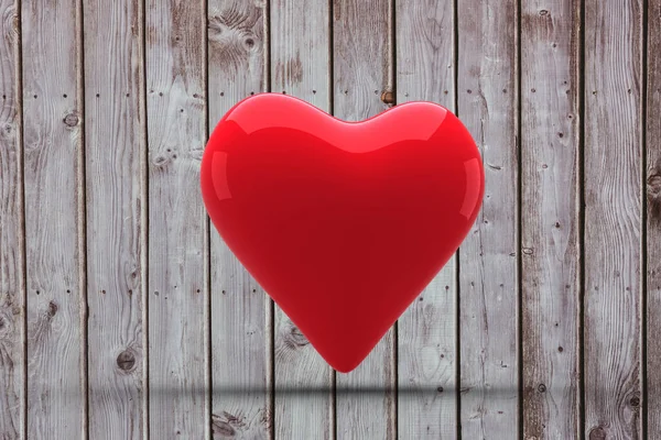 Large Red Heart Shaped Balloon — Foto de Stock