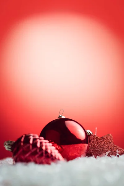 Obraz Kompozytowy Christmas Cacko Dekoracji — Zdjęcie stockowe