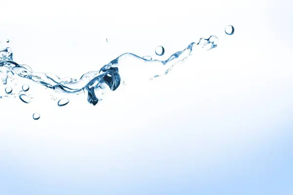 Agua Burbujeando Superficie Blanca —  Fotos de Stock