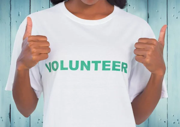 Tişört Gönüllüsü — Stok fotoğraf