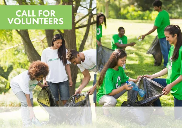 Text Next Working Volunteer Picture — Stock Photo, Image