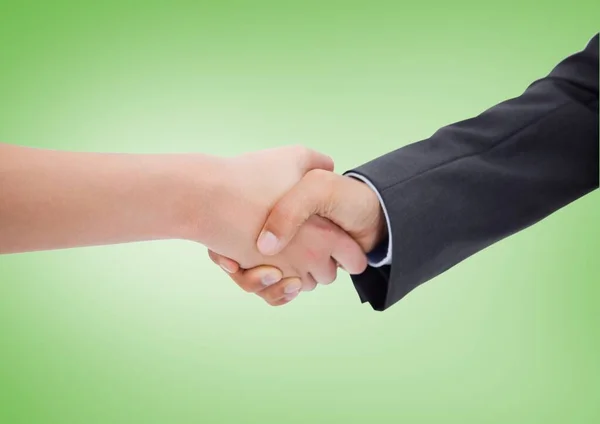 Handschlag Aus Nächster Nähe Verhandlungskonzept — Stockfoto