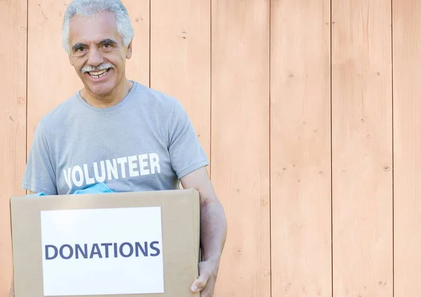 Digitale Samenstelling Van Het Vrijwillige Donatiedoosje — Stockfoto