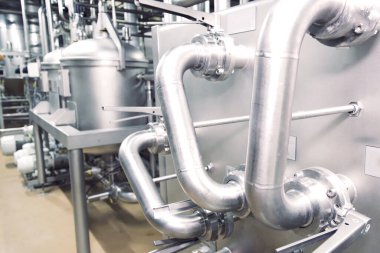 Small brewery. Equipment for brewing beer