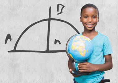 Matematik denklemleriyle dünyayı tutan çocuk