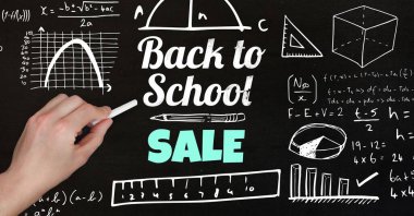 El yazısıyla okul satışına ve tahtaya tebeşirle matematik çizimlerine dönüş.