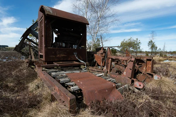 在德国失去的地方被遗弃的机器 — 图库照片